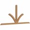Ekena Millwork Richland Timber Gable Bracket, Western Red Cedar, 108"W x 49"H x 3 1/2"D x 3 1/2"F, 11/12 Pitch GBW108X49X0404RIC00SWR - alternate 2